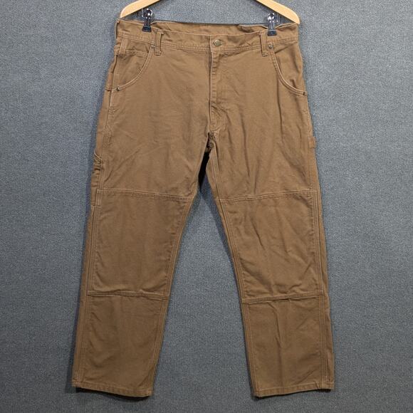 Key Pants Mens 34x30 (35x29) Duck Canvas Workwear Carpenter Double Knee Work - Picture 1 of 12